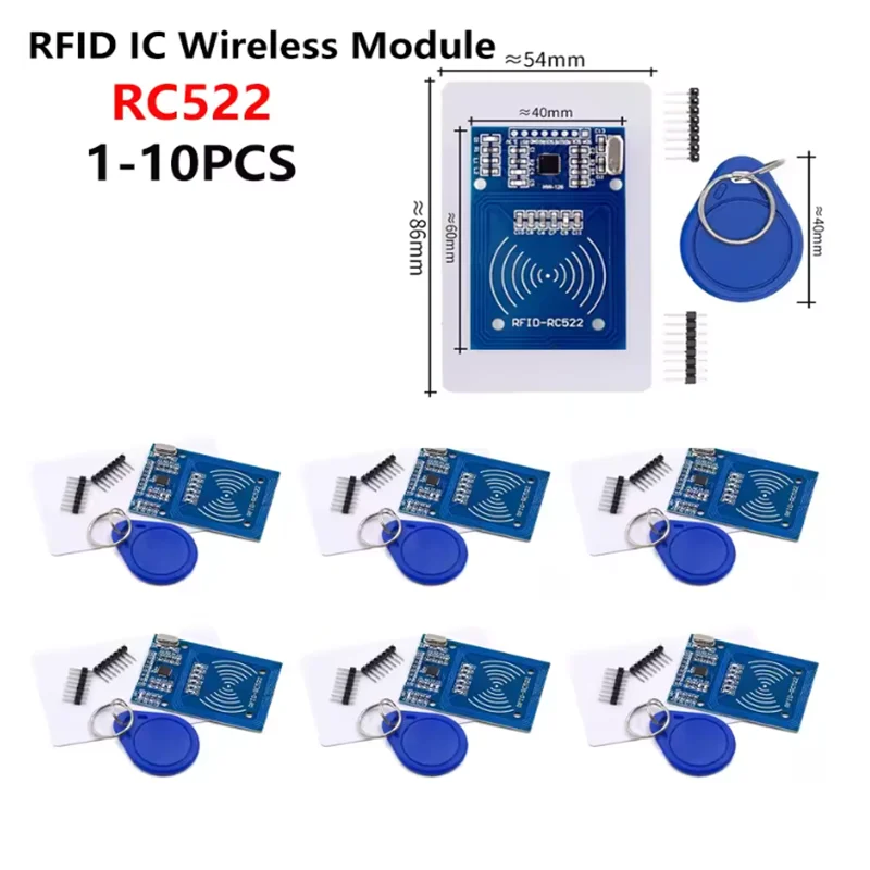 MFRC-522 RC-522 RC522 Antenne RFID IC Wireless Modul Für Arduino IC KEY SPI Writer Reader IC Karte Proximity