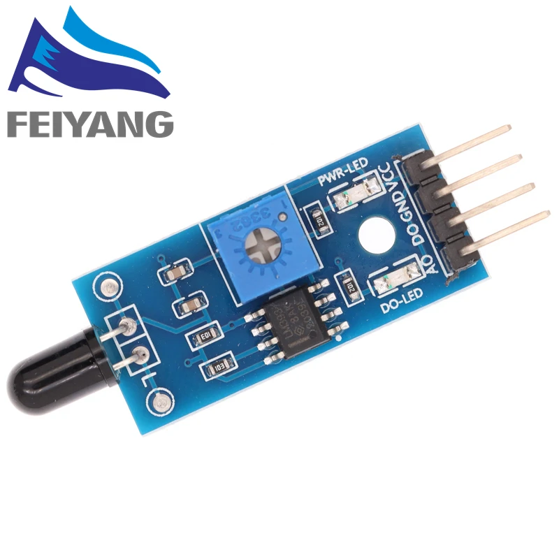 IR Infrarot 3-Draht Flamme Erkennung Sensor Modul IR Flamme Sensor – Bild 5