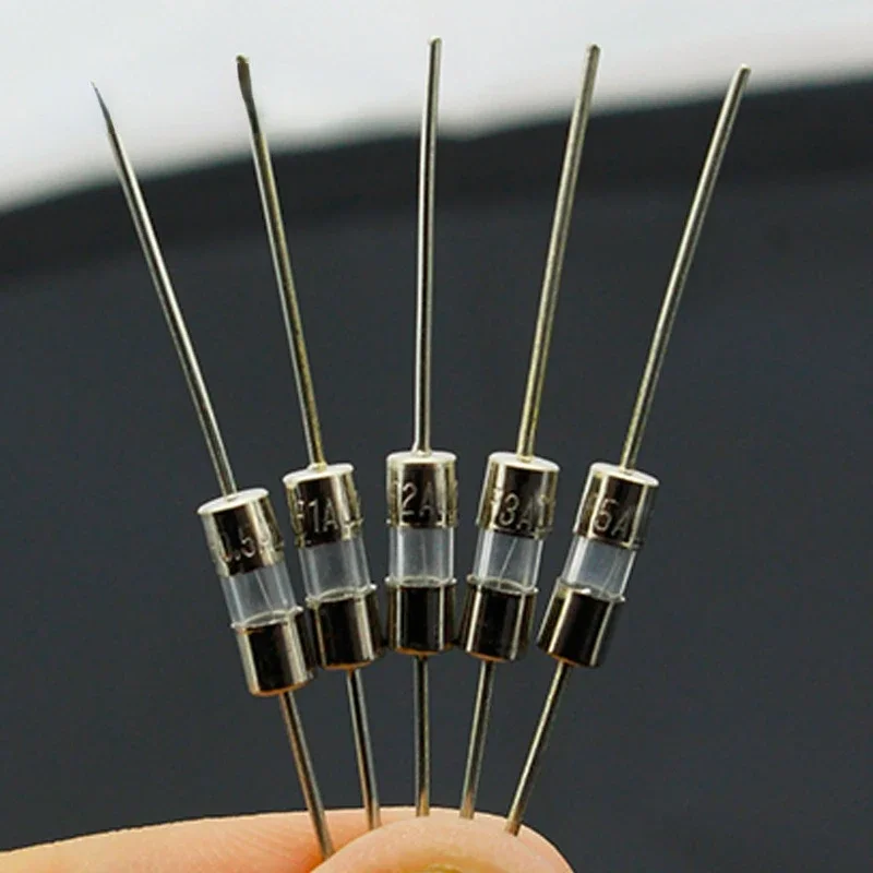 3*10mm 5 Werte SICHERUNG Assorted Kit M125 Mit Pin Elektronische Komponenten 0,5A 1A 2A 3A 5A (50 Stück)