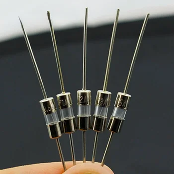 3*10mm 5 Werte SICHERUNG Assorted Kit M125 Mit Pin Elektronische Komponenten 0,5A 1A 2A 3A 5A (50 Stück)
