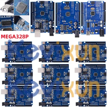 UNO R3 CH340G MEGA328P Chip für Arduino UNO R3 + USB/TYPE-C KABEL ATMEGA328P-AU Entwicklung Bord 16Mhz