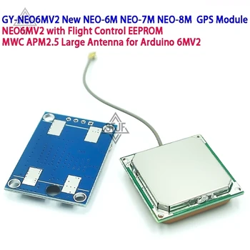 GY-NEO6MV2 Neues NEO-6M NEO-7M NEO-8M GPS-Modul NEO6MV2 mit Flugsteuerung EEPROM MWC APM2.5 Große Antenne