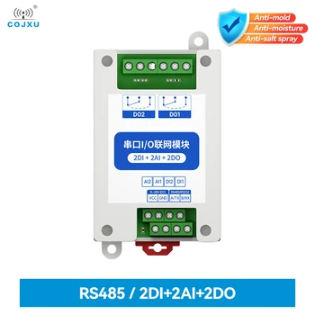 RS485 2DI+2AI+2DO ModBus RTU MA01-AACX2220 I/O-Netzwerkmodule mit seriellem Anschluss für SPS/Touch-Display, 2