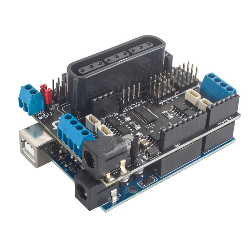 PS2 Joystick Shield Board 5-12 V mit 4 Kanälen Motoren und 8 Kanälen – Bild 4