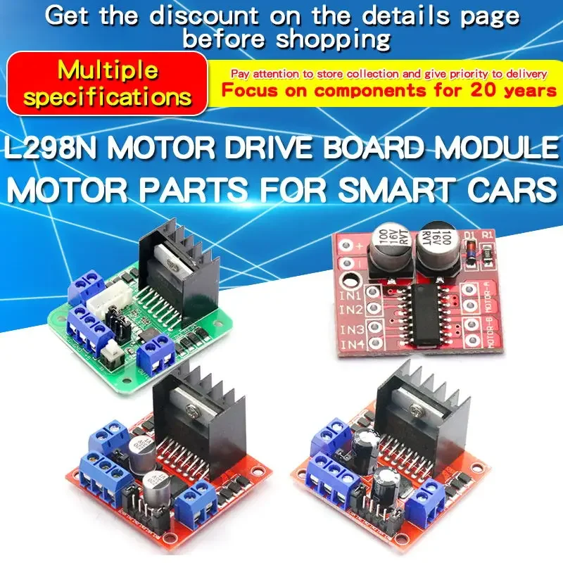 L298N Fahrer Board Modul L298N Schrittmotor Smart Auto Roboter Breadboard Peltier High Power L298 DC Motor