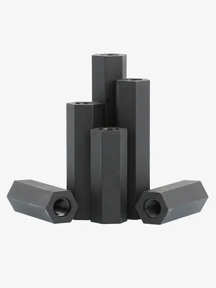 M2 M2,5 M3 M4 M5 M6 Schwarz Nylon Hex Weibliche Standoff Kunststoff – Bild 5