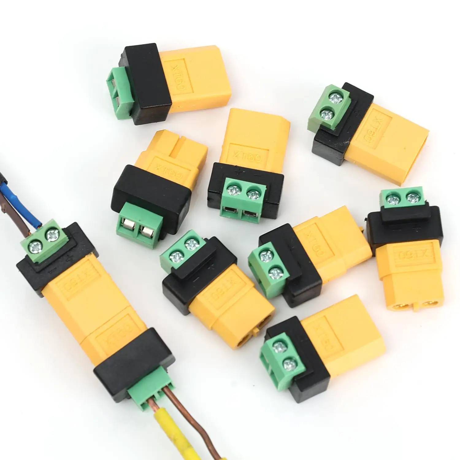 XT60-Steckverbinder, Schraubklemmenadapter, XT60-Stecker/Buchse – Bild 6
