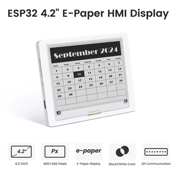 CrowPanel 4,2 Zoll E-Paper E-Ink 400*300 ESP32-S3 HMI-Display Schwarz/Weiß Angetrieben durch SPI-Schnittstelle