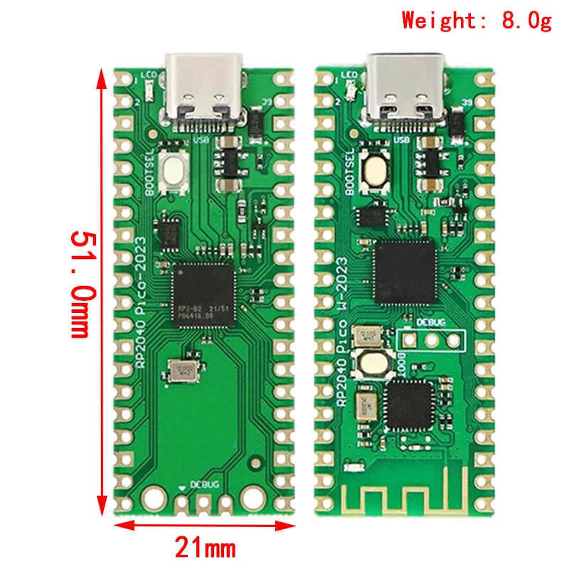 Raspberry Pi Pico Board RP2040 Dual-Core 264 KB ARM – Bild 2