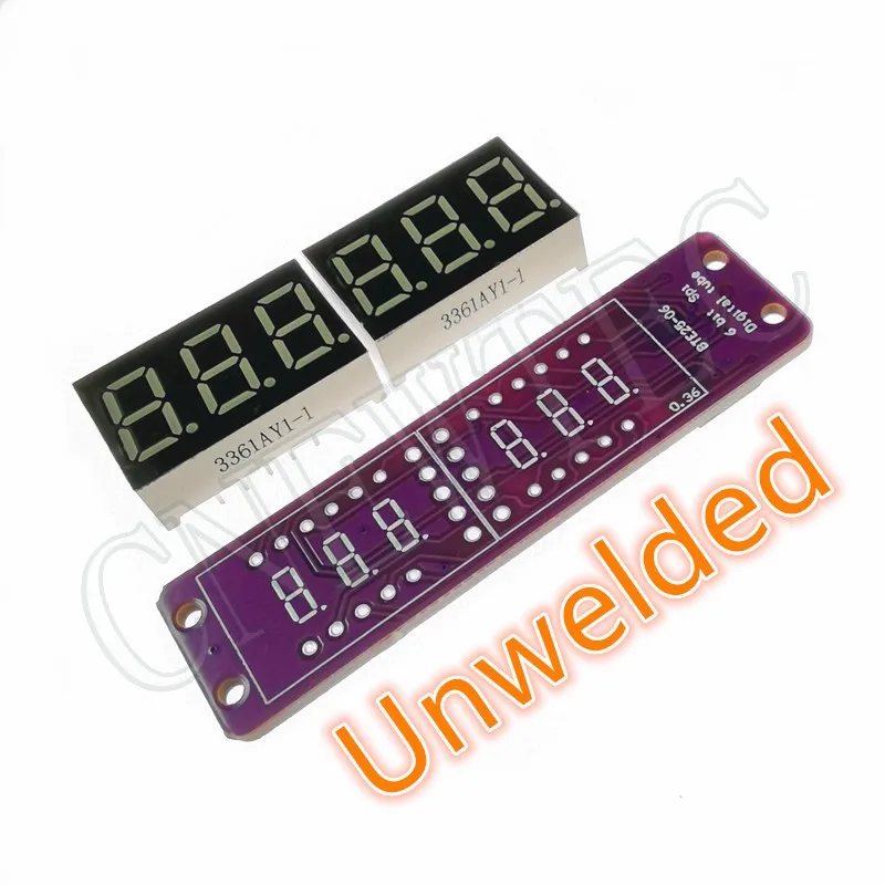 MAX7219 0,36 Zoll 6 Bits Digitales LED-Display 7-Segment-Modul 6 – Bild 5