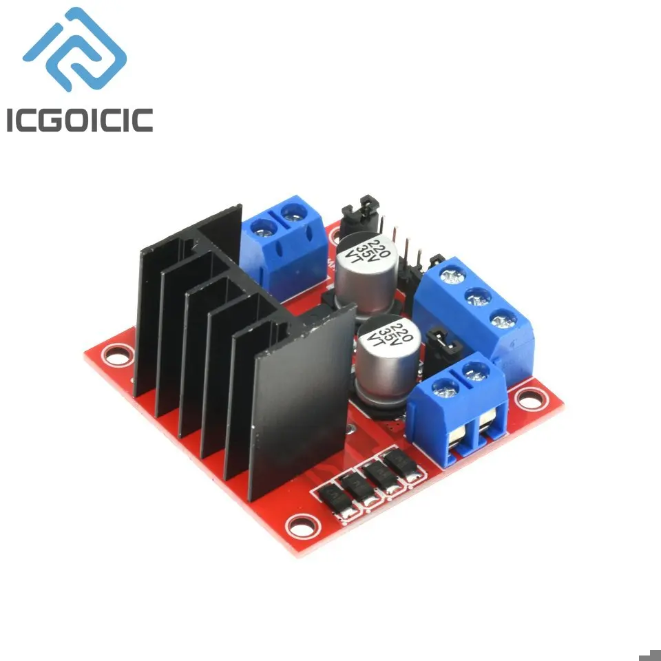 L298N Treiberplatine Modul L298N Schrittmotor Smart Car Robot – Bild 3