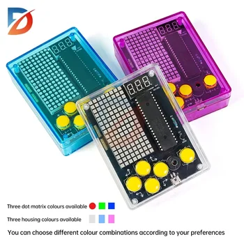 DIY-Kit Elektronik DIY-Spielkonsolen-Bausätze 7-Pixel-Spielkonsolen-Lötübungs-Kit 51