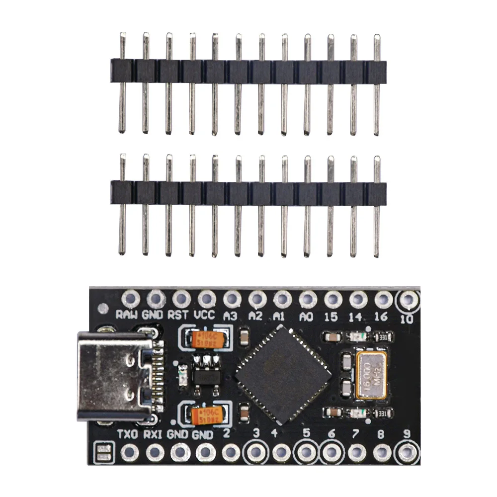 ATmega32U4 Typ-C MINI USB Pro Micro Für Arduino ATmega32U4 3,3 V/16 MHz Modul Mit 2 Reihe Pin Header