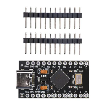 ATmega32U4 Typ-C MINI USB Pro Micro Für Arduino ATmega32U4 3,3 V/16 MHz Modul Mit 2 Reihe Pin Header