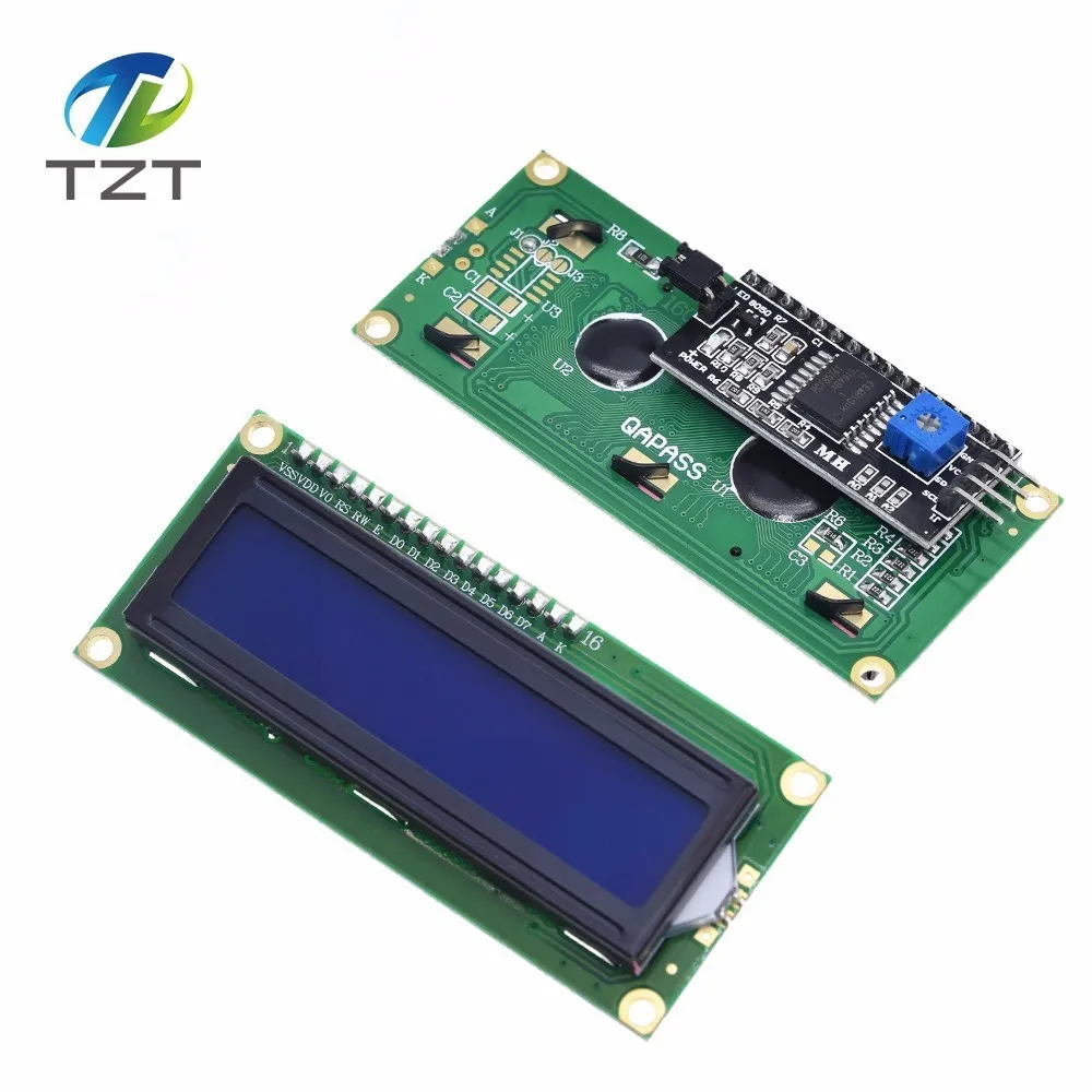 LCD1602 1602 LCD-Modul Blau/Gelb Grüner Bildschirm 16x2 Zeichen – Bild 5