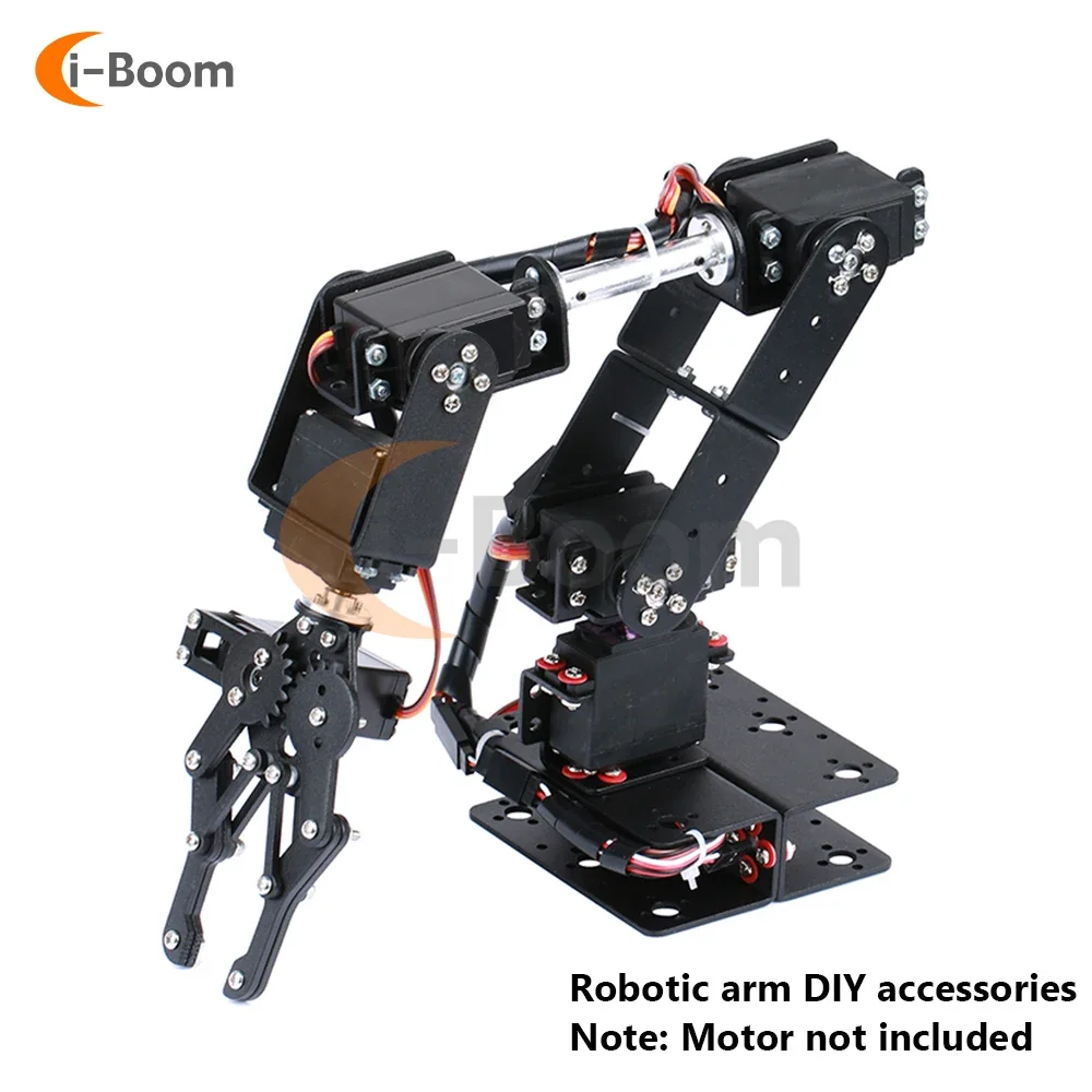6 dof Roboter manipulator Metall legierung mechanische Arm klemme Klauen-Kit für Arduino mg996r Roboter