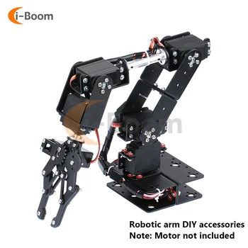 6 dof Roboter manipulator Metall legierung mechanische Arm klemme Klauen-Kit für Arduino mg996r Roboter