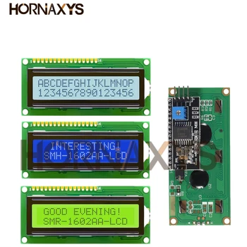 LCD1602+I2C Modul Blau / Gelbgrün Bildschirm 16x2 Zeichen LCD-Anzeige PCF8574T PCF8574 IIC I2C Schnittstelle