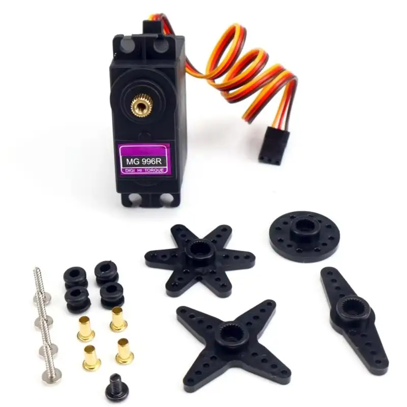 SG90 MG996R, 1 Set Standard-Metallservo; Zuverlässiger 180/360-Grad-Digitalservo für Modellflugzeuge