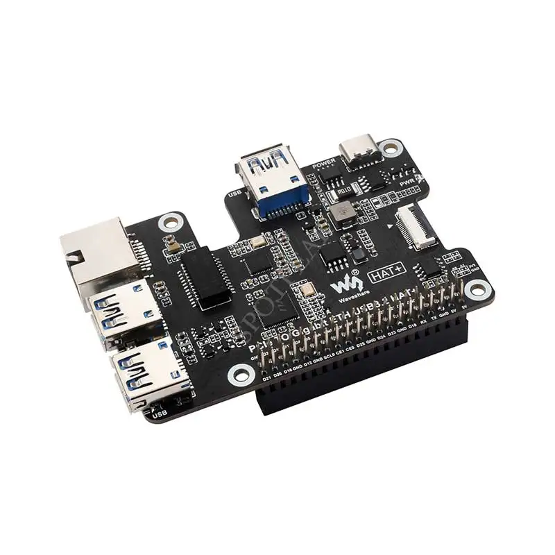 Raspberry Pi 5 PCIE zu Gigabit Eth USB 3,2 Hut USB Hub für Raspberry – Bild 2