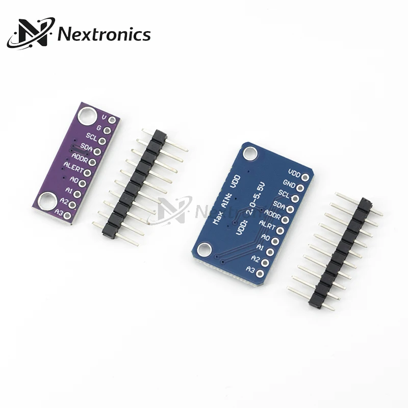 ADS1115 16 Bit I2C ADC 4-Kanal-Analog-zu-Digital-Wandlermodul PGA – Bild 2