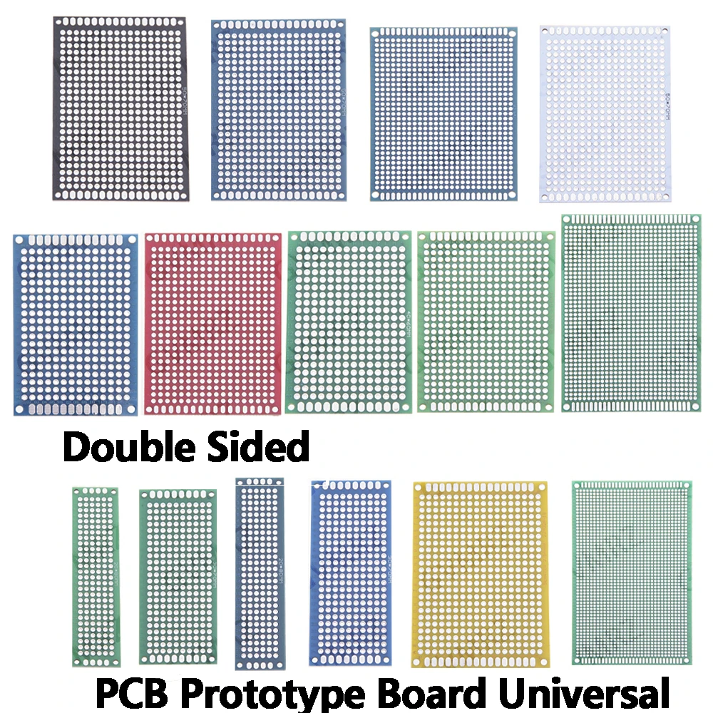 Doppelseitige PCB-Prototypenplatte, universelle Durchsteck-Perforationsplatte, verschiedene Größen und Farben