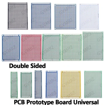 Doppelseitige PCB-Prototypenplatte, universelle Durchsteck-Perforationsplatte, verschiedene Größen und Farben