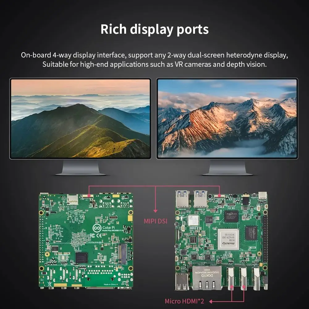 Orange Pi 5 Plus 16 GB/8 GB/4 GB LPDDR4/4x RK3588 8-Core 64-Bit 2,5 G – Bild 3