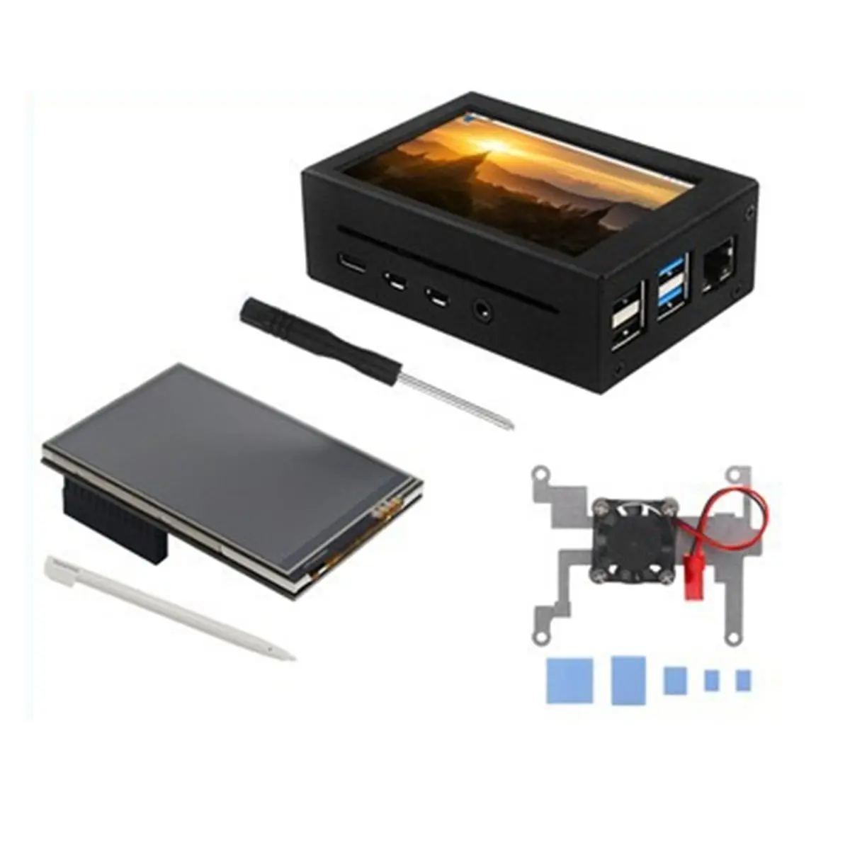Punctual - Für Raspberry Pi 4 B 3,5 Zoll Touchscreen 480 x 320 LCD – Bild 5