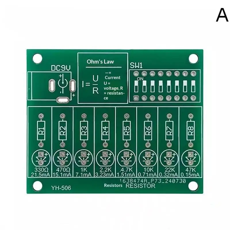 DIY Lötpraxis-Set LED-Stromtest Elektronik-Bastelset DIY-Teile Experimentier- und Trainingskit