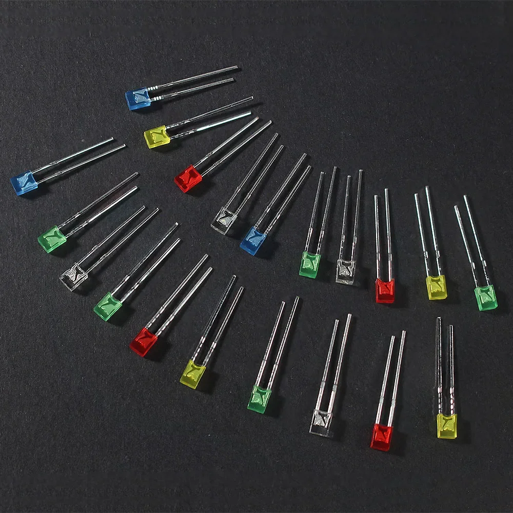 Platz LED Kit 2x3x4/2x5x7MNM LED Diode Lichter Beleuchtung (100 Stück) – Bild 2