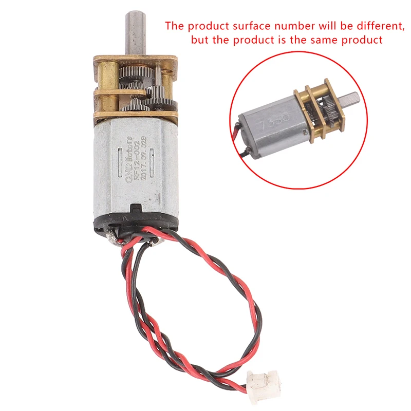 DC 3V N20 Getriebe motor 36 U/min-108 U/min langsame Metall getriebe – Bild 3