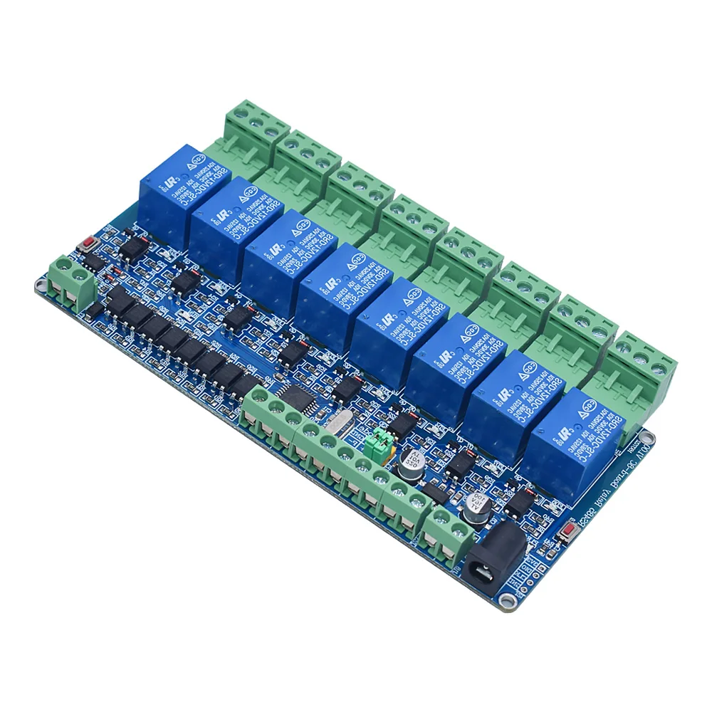 5V 12V Modbus Rtu 4 8-Kanal-Relaismodul RS485 TTL-Kommunikation 4 – Bild 6