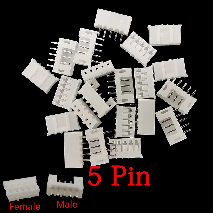 JST PH 2,0 2/3/4/5 Pin Terminal Kunststoff Gehäuse (100 Stück) – Bild 5