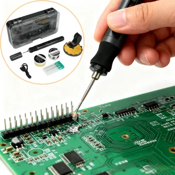 75W Elektrische Lötkolben Einstellbare Temperatur LED Digital Display Elektronische Schweißen Reparatur