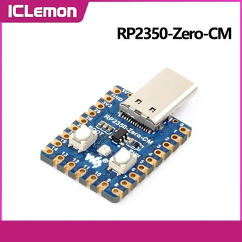 Waveshare RP2350-Zero Mini-Entwicklungsboard Dual-Core Dual Type-C Buchsenanschluss 12-Kanal PIO