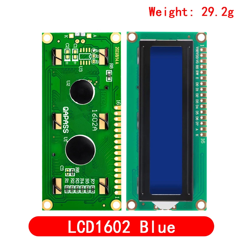 LCD-Modul Blau Grüner Bildschirm IIC/I2C 1602 für Arduino 1602 LCD UNO – Bild 3