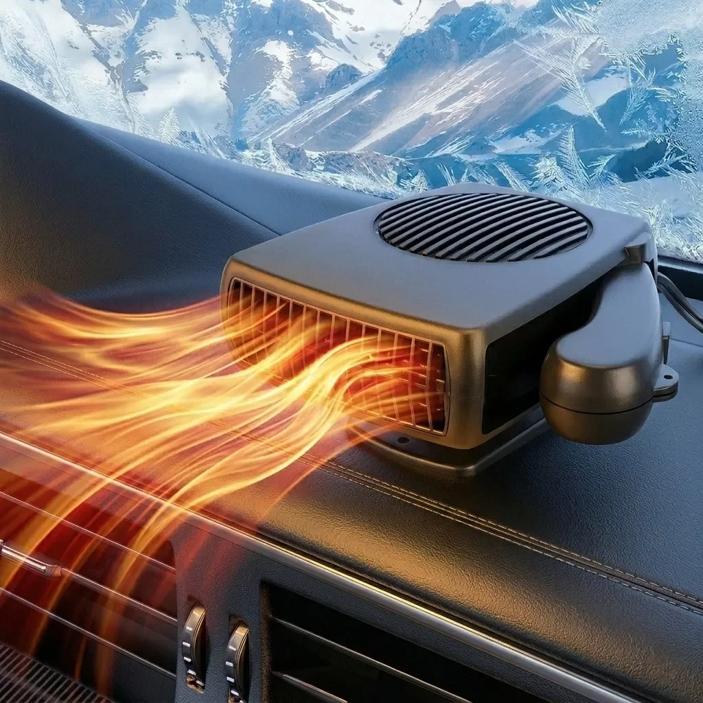 12V 24V Auto-Heizlüfter 150W 200W 2-in-1 Heiz- und Kühlfunktion Windschutzscheiben-Entfroster Tragbarer