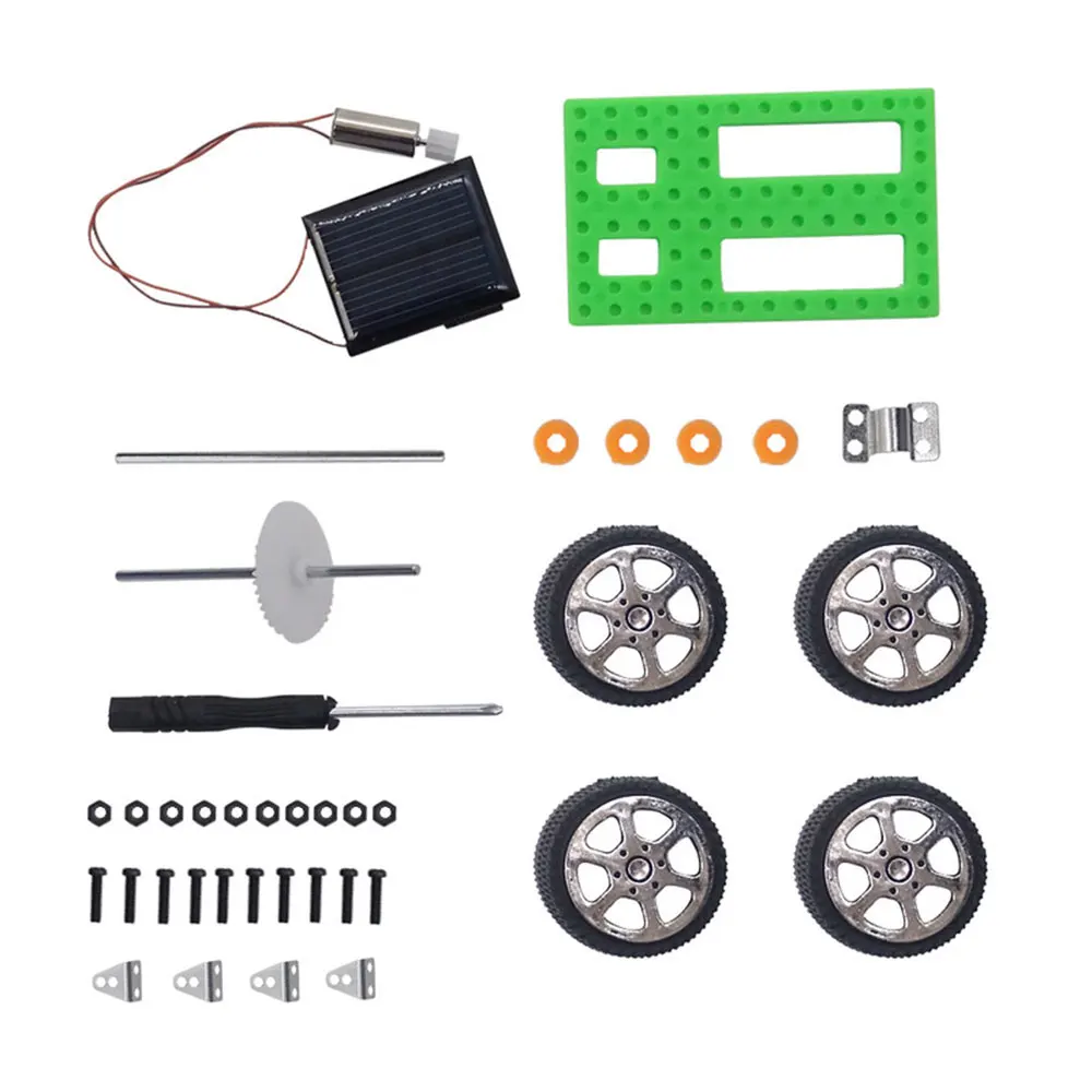 Mini Solar Powered Spielzeug DIY Auto Kit Kinder Pädagogisches Gadget – Bild 3