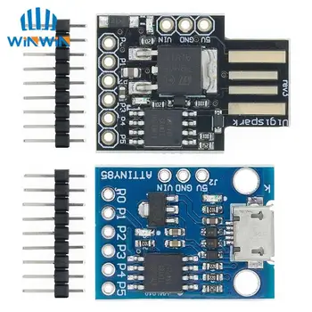 Blau Schwarz TINY85 Digispark Kickstarter Micro Entwicklung Bord ATTINY85 modul für Arduino IIC I2C USB