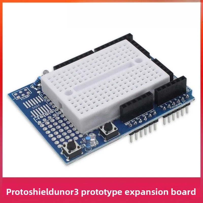 Arduino Proto Shield mit Mini-Steckbrett für UNO R3 | Prototyp- und Lernausweiterungsplatine