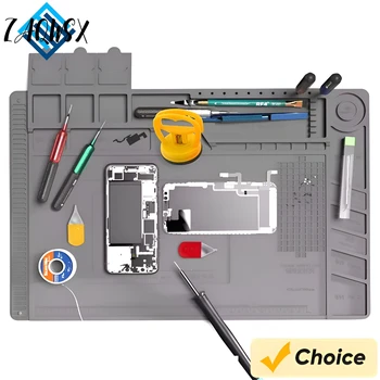 ESD Wärmedämmung Löten Matte Computer Telefon Reparatur Tool Kit Arbeits Silikon Reparatur Pad Hitzebeständige