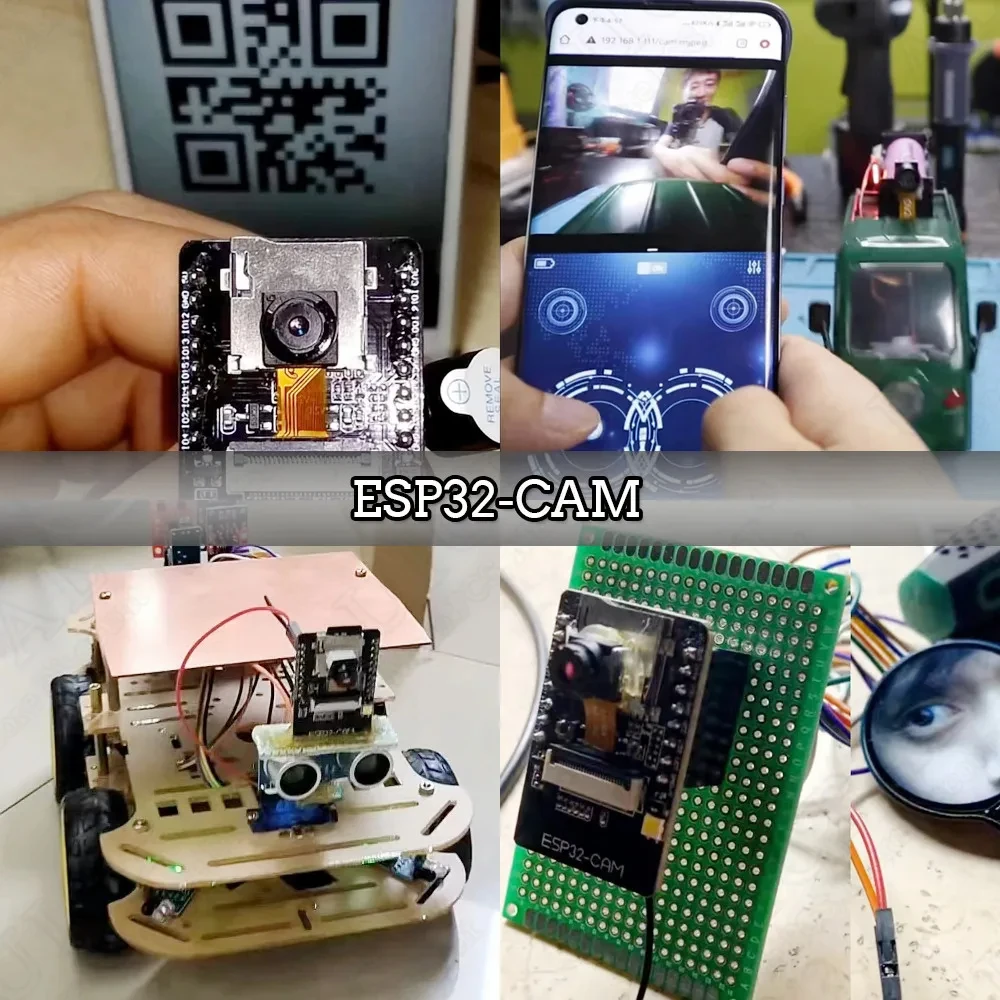 Esp32 cam mit ov2640 kamera modul kit 8mb psram 2,4g wifi 3dbi antenne – Bild 5