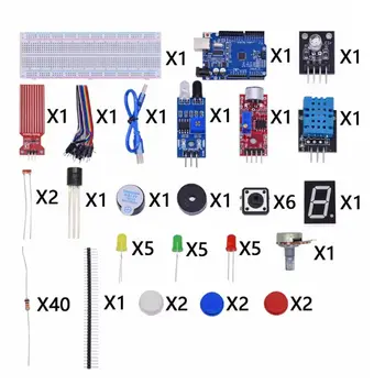 Starter Kit für Arduino Uno R3 Breadboard Basic, einfaches Lernset