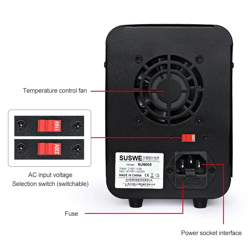 Verkauf DC geregeltes Labornetzteil, einstellbar, 30 V, 10 A – Bild 4