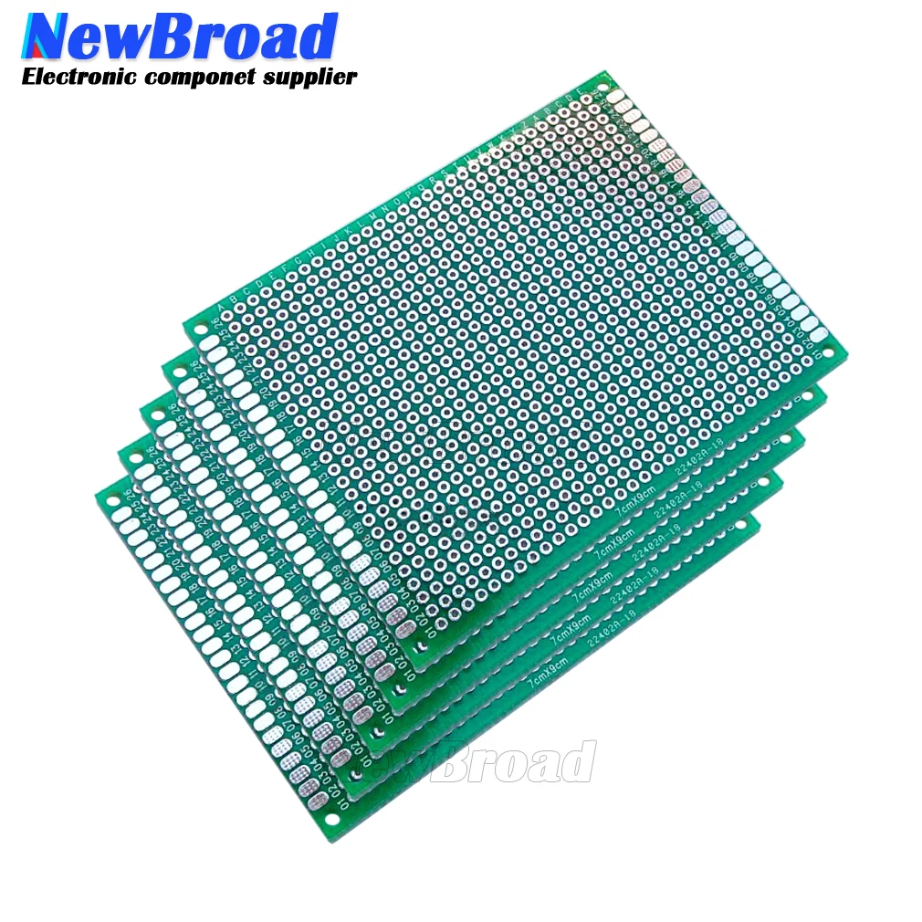 7x9 cm Doppel Seite Prototyp PCB Board 7*9 cm Universal Leiterplatte Für Arduino experimentelle PCB (5 Stück)