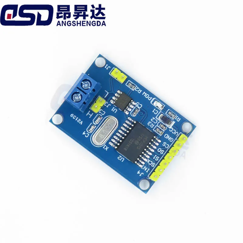 MCP2515 KÖNNEN Bus Fahrer Modul Board TJA1050 Empfänger SPI Für 51 ARM – Bild 2