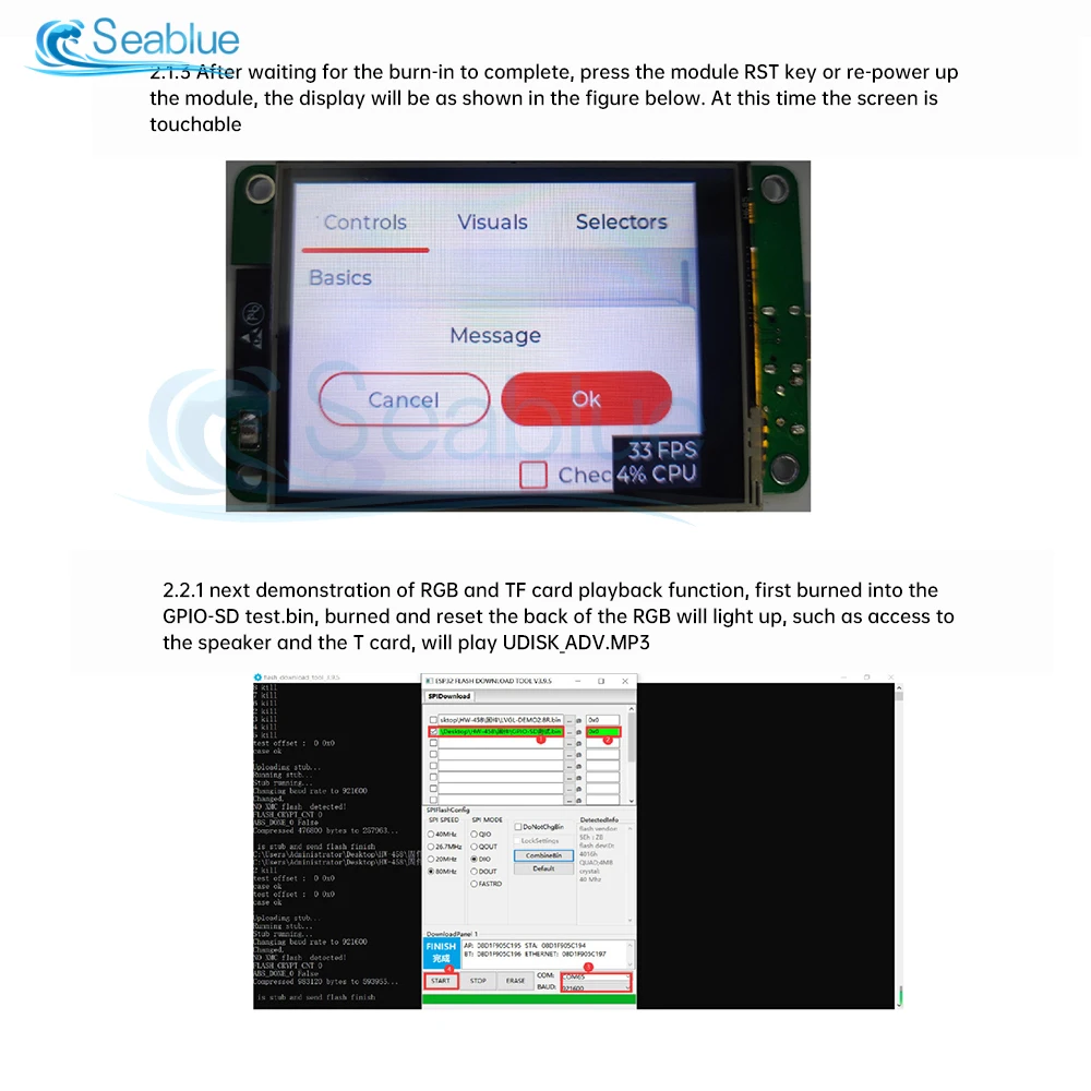 ESP32 LVGL WIFI & Bluetooth Entwicklungsboard 2,8 Zoll LCD TFT Modul – Bild 6