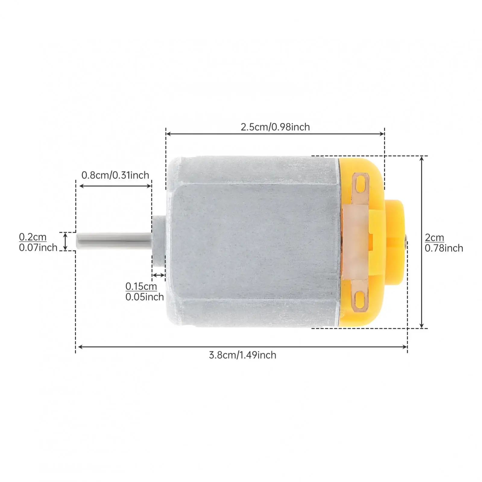F130 DC Motor 3V - 6V 13500RPM-27000RPM – Bild 2