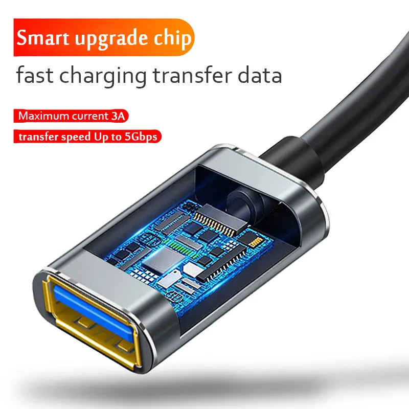 USB 3.0/2.0-Verlängerungskabel, Stecker auf Buchse – Bild 2